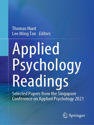 cover image of Applied Psychology Readings